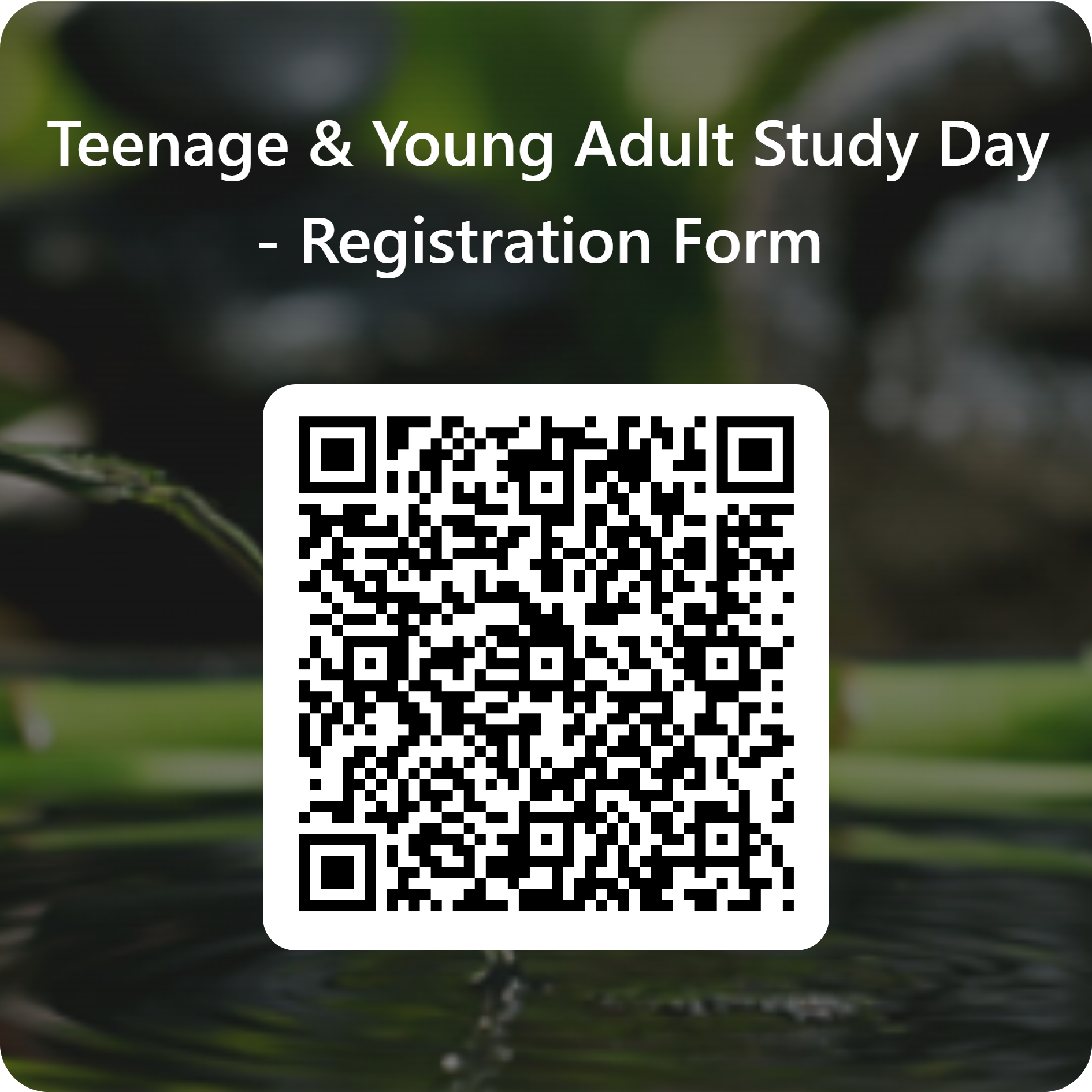 QRCode for Teenage & Young Adult Study Day - Registration Form .png
